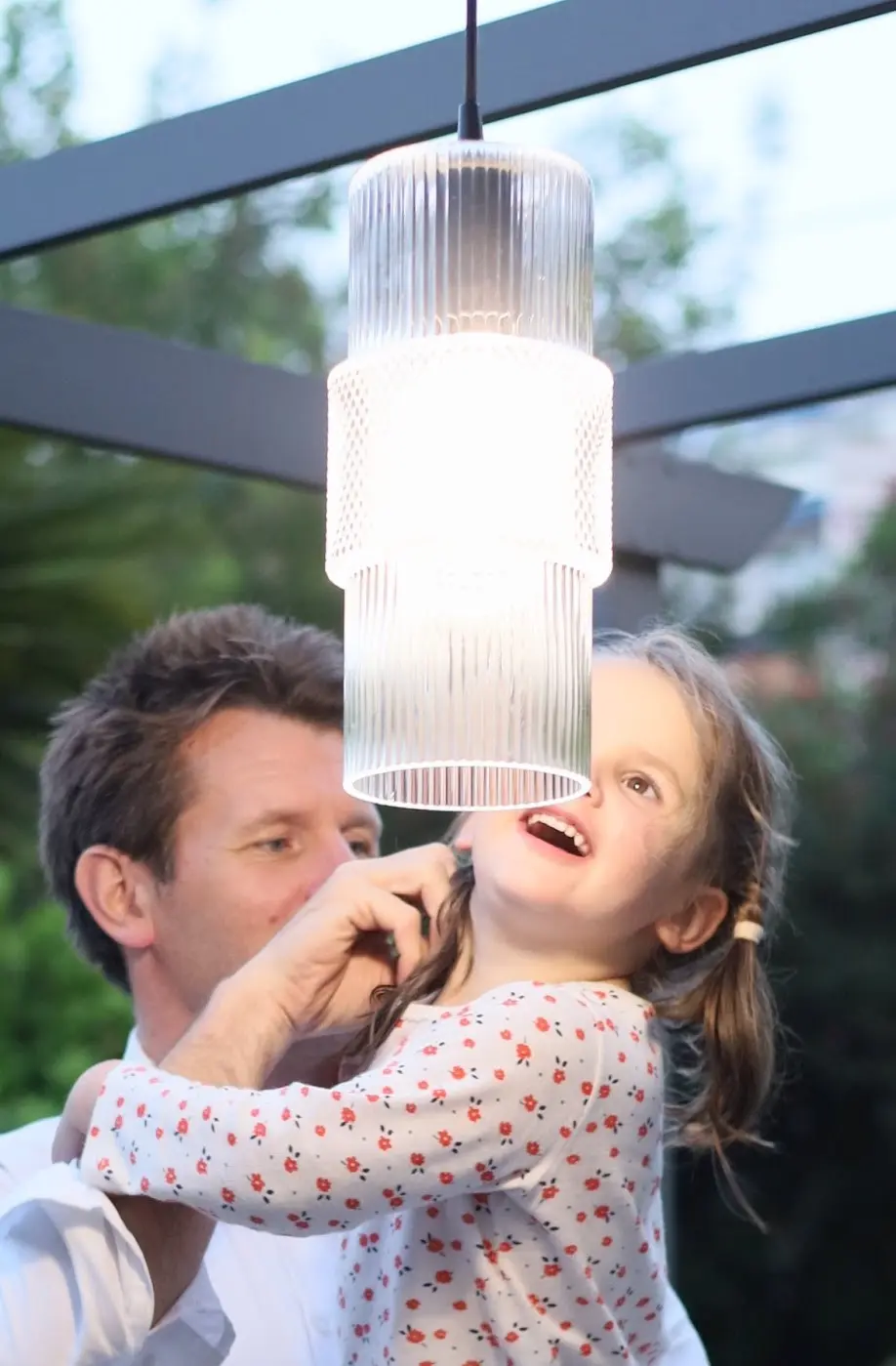 Suspension en verre – luminaires extérieurs – luminaire personnalisable