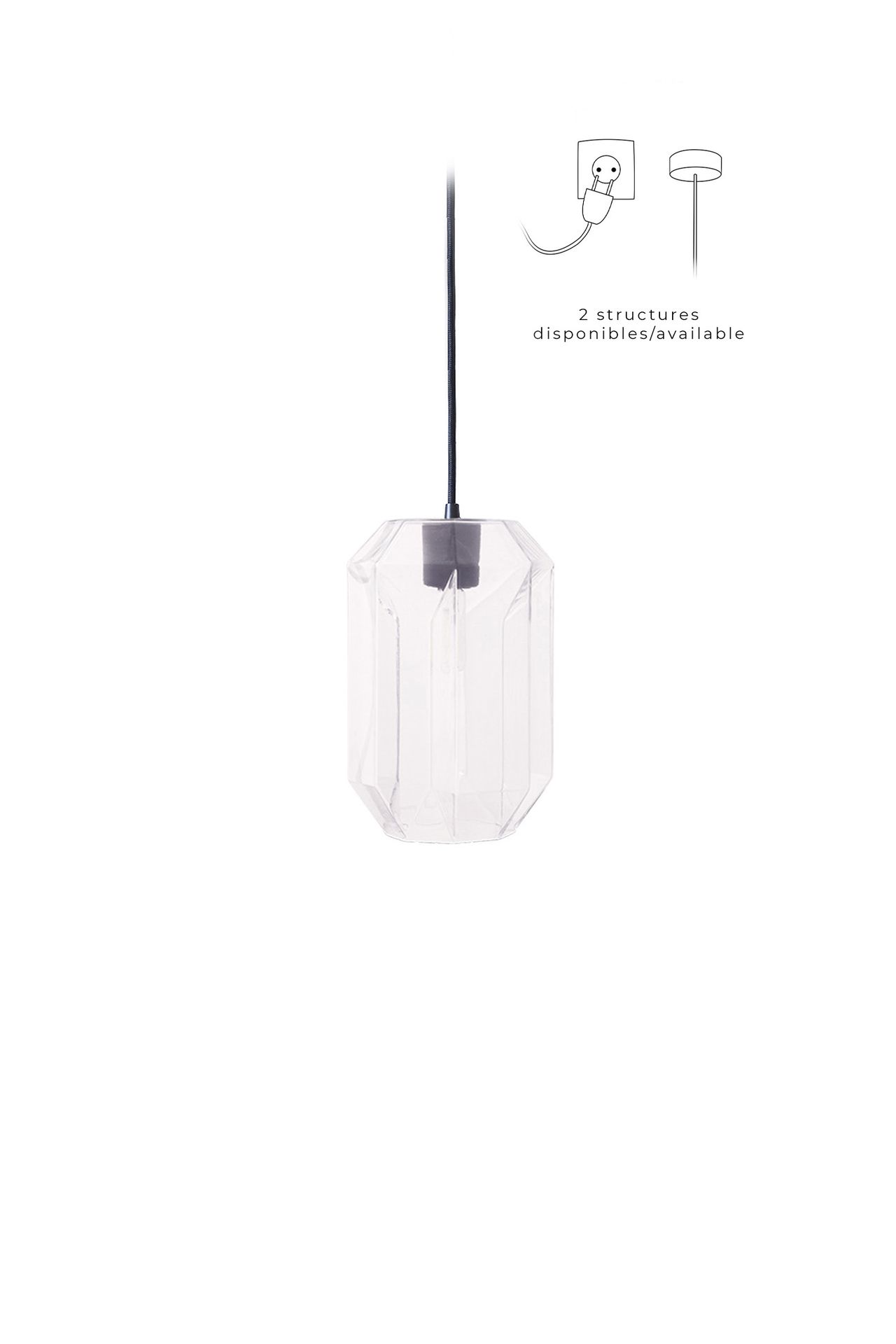 Suspension en verre – luminaires extérieurs – luminaire personnalisable