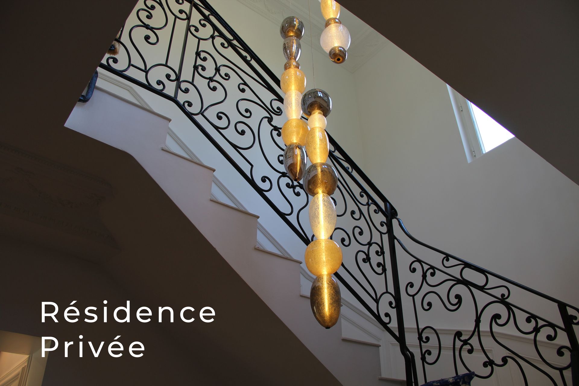 Luminaire personnalisable escalier