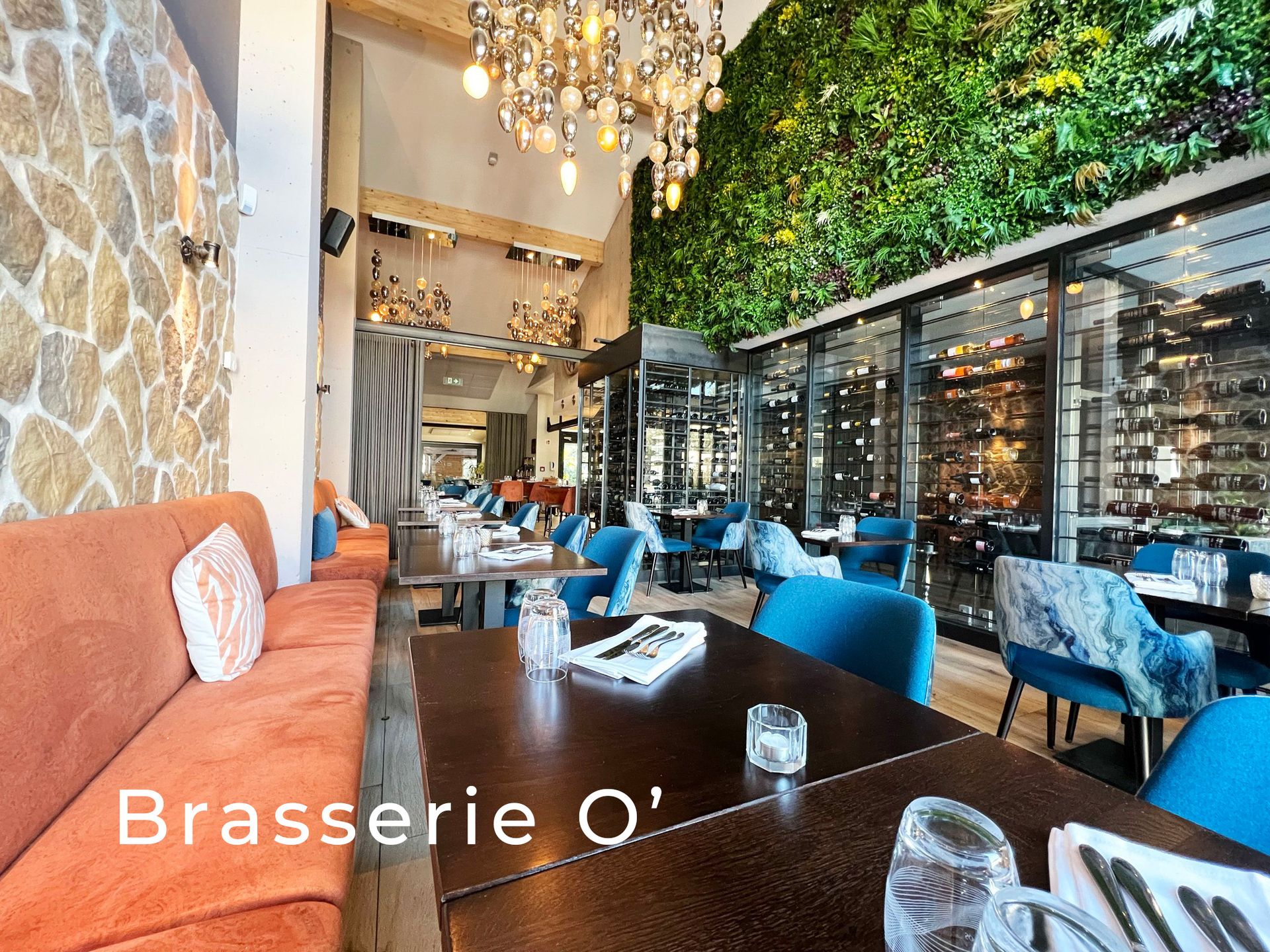 Suspension en verre extérieur